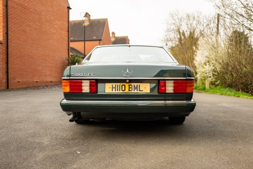 1990 Mercedes-Benz 500SEC C126 till salu (bild 27 av 226)