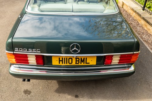 1990 Mercedes-Benz 500SEC C126 till salu (bild 130 av 226)