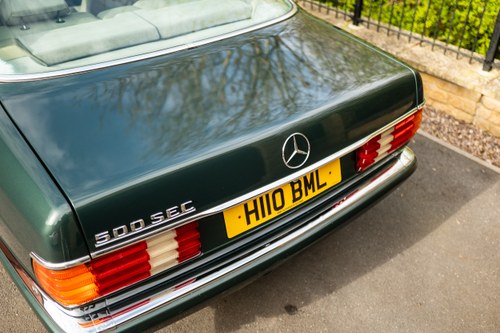 1990 Mercedes-Benz 500SEC C126 till salu (bild 139 av 226)