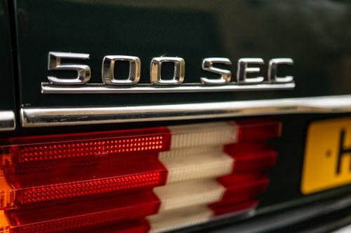 1990 Mercedes-Benz 500SEC C126 till salu (bild 147 av 226)