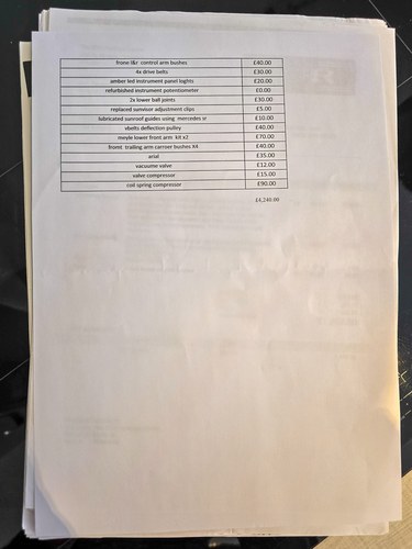 1990 Mercedes-Benz 500SEC C126 till salu (bild 203 av 226)