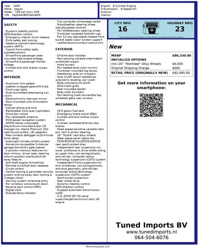 2005 Jaguar XKR Convertible For Sale (picture 119 of 119)