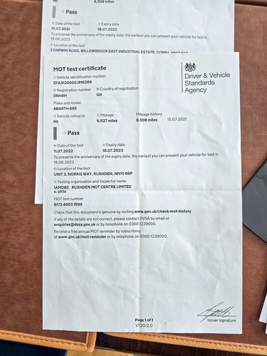 2018 Abarth 695 Rivale For Sale (picture 211 of 213)