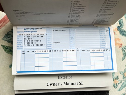 1999 Mercedes-Benz SL500 R129 till salu (bild 132 av 146)