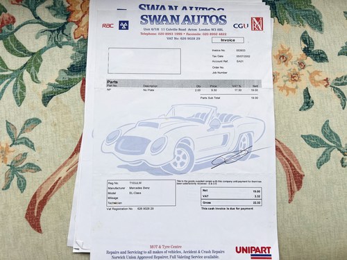 1999 Mercedes-Benz SL500 R129 till salu (bild 138 av 146)