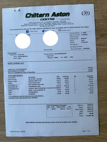 2009 Aston Martin DBS For Sale (picture 148 of 154)