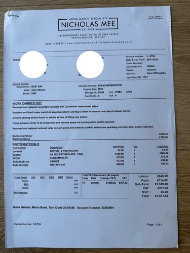 2009 Aston Martin DBS For Sale (picture 151 of 154)