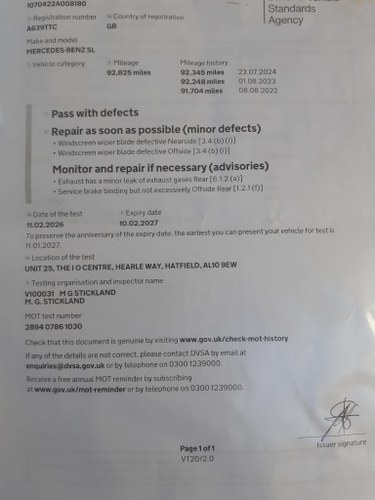 1984 Mercedes-Benz 280SL R107 For Sale (picture 199 of 216)