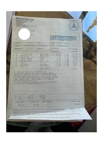 1974 Mercedes-Benz 450SLC C107 For Sale (picture 141 of 152)