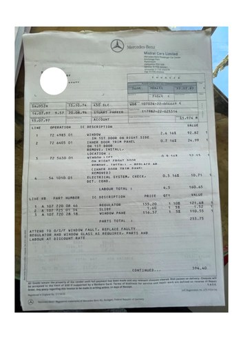 1974 Mercedes-Benz 450SLC C107 For Sale (picture 147 of 152)