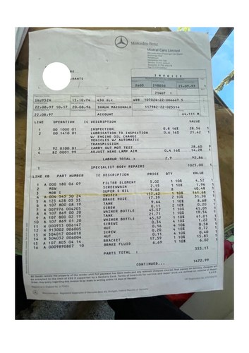 1974 Mercedes-Benz 450SLC C107 For Sale (picture 149 of 152)