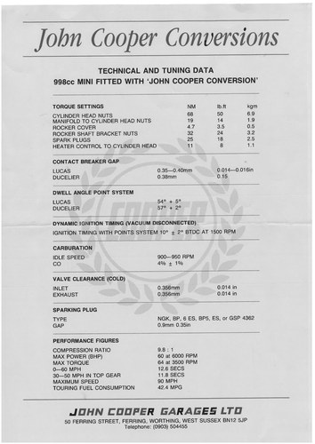 1989 Austin Mini Thirty For Sale (picture 137 of 144)