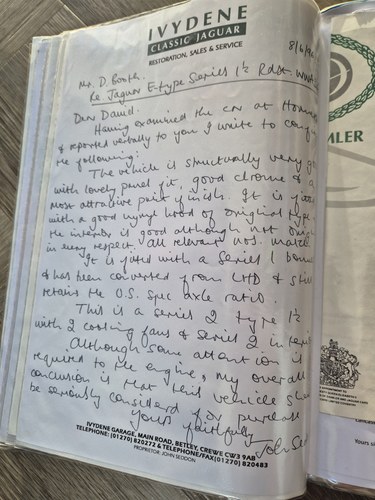 1968 Jaguar E-Type Series 1.5 4.2L OTS RHD En venta (imagen 157 de 187)
