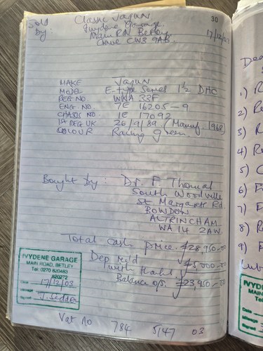 1968 Jaguar E-Type Series 1.5 4.2L OTS RHD En venta (imagen 169 de 187)