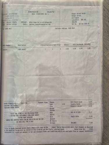 1968 Jaguar E-Type Series 1.5 4.2L OTS RHD En venta (imagen 182 de 187)