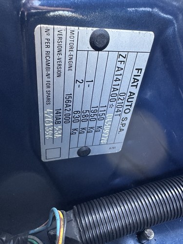 1990 Fiat Panda Sergio Tacchini En venta (imagen 101 de 120)