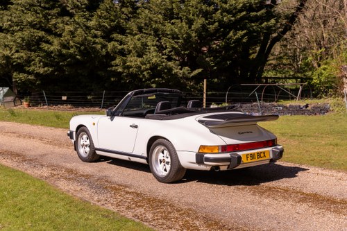 1989 Porsche 911 Carrera Cabriolet Sport zum Verkauf (Bild 12 von 258)