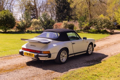 1989 Porsche 911 Carrera Cabriolet Sport zum Verkauf (Bild 26 von 258)