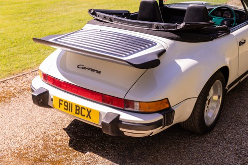 1989 Porsche 911 Carrera Cabriolet Sport zum Verkauf (Bild 103 von 258)