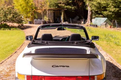 1989 Porsche 911 Carrera Cabriolet Sport zum Verkauf (Bild 105 von 258)