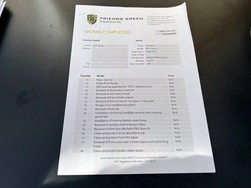 2004 Porsche 911 Carrera 997 Manual à venda (imagem 151 de 168)