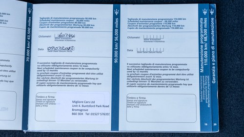 1999 Maserati 3200 GT 66k miles In vendita (immagine 209 di 210)