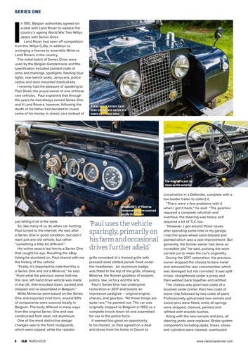 1952 Land Rover Series I 80" Ex-Belgian Police Force zum Verkauf (Bild 216 von 218)