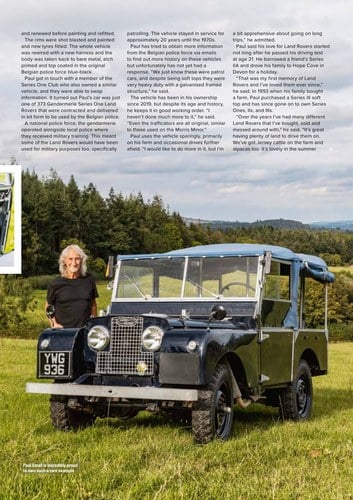 1952 Land Rover Series I 80" Ex-Belgian Police Force zum Verkauf (Bild 217 von 218)