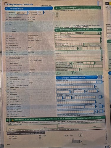 1968 Jensen Interceptor Mk1 For Sale (picture 248 of 316)