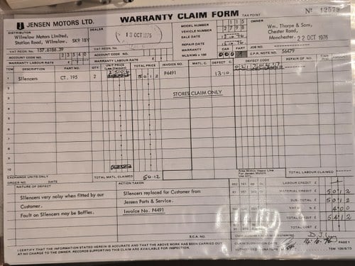 1968 Jensen Interceptor Mk1 For Sale (picture 268 of 316)