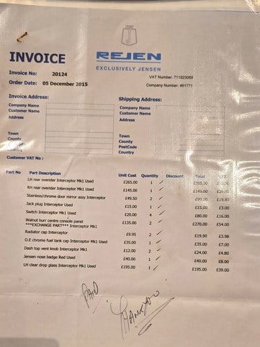 1968 Jensen Interceptor Mk1 For Sale (picture 277 of 316)