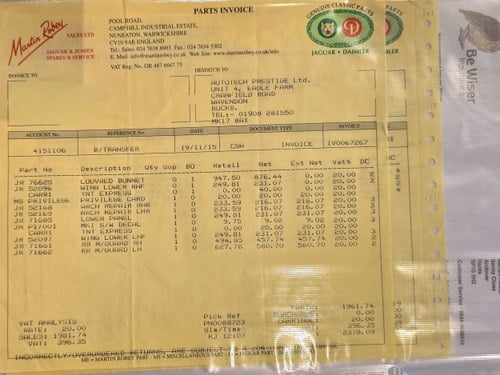 1968 Jensen Interceptor Mk1 For Sale (picture 279 of 316)