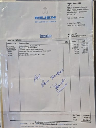 1968 Jensen Interceptor Mk1 For Sale (picture 302 of 316)