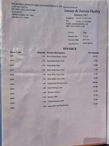 1968 Jensen Interceptor Mk1 For Sale (picture 305 of 316)