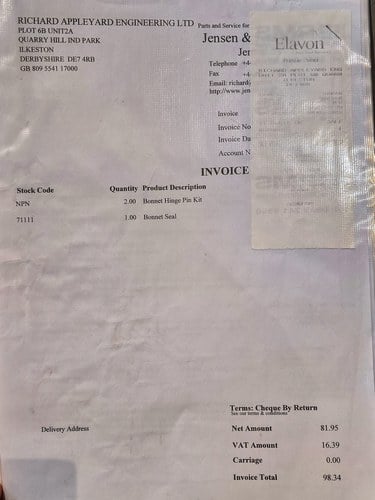 1968 Jensen Interceptor Mk1 For Sale (picture 309 of 316)