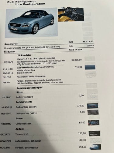 2004 Audi TT S-Line Roadster Mk1 For Sale (picture 69 of 81)