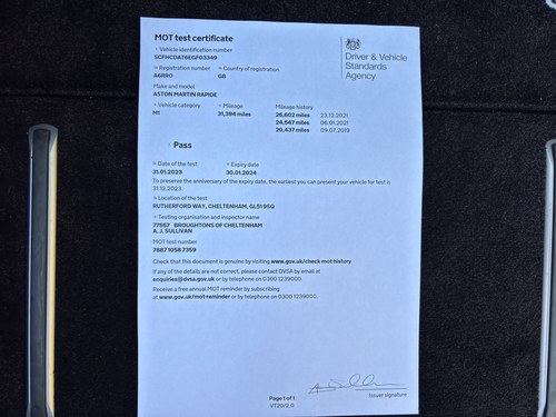 2013 Aston Martin Rapide S En venta (imagen 225 de 225)