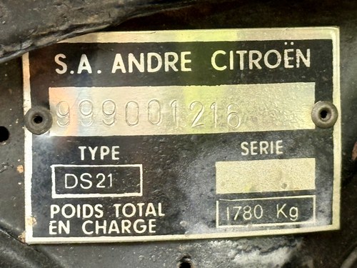 1972 Citroën DS21 In vendita (immagine 70 di 81)
