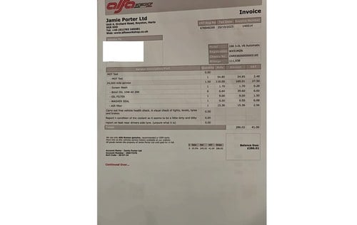 2001 Alfa Romeo 166 3L V6 24V Sportronic Lusso zum Verkauf (Bild 198 von 198)