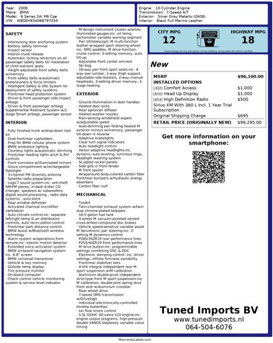 2006 BMW (E63) M6 à vendre (picture 105 of 114)