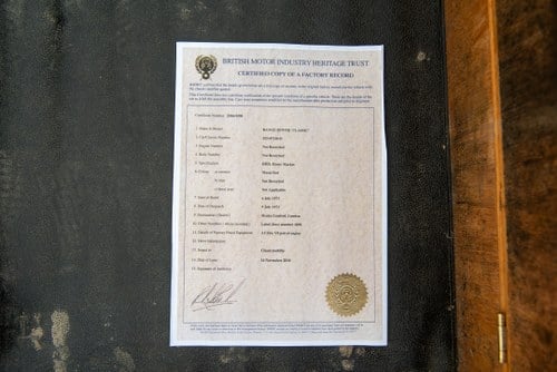 1973 Land Rover Range Rover Convertible 'Suffix B' For Sale (picture 143 of 151)