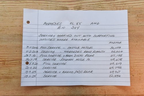 2001 Mercedes-Benz CL55 AMG F1 Limited Edition In vendita (immagine 153 di 162)