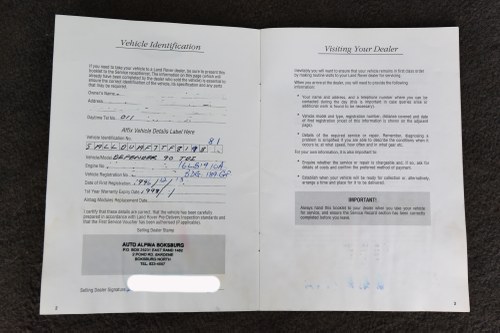 1996 Land Rover Defender 90 à venda (imagem 151 de 164)