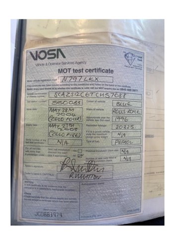 1995 Rolls-Royce Silver Spirit IV till salu (bild 58 av 75)