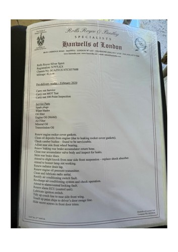 1995 Rolls-Royce Silver Spirit IV till salu (bild 72 av 75)