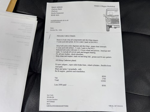 1984 Mercedes G-Wagen 250 GD till salu (bild 127 av 132)