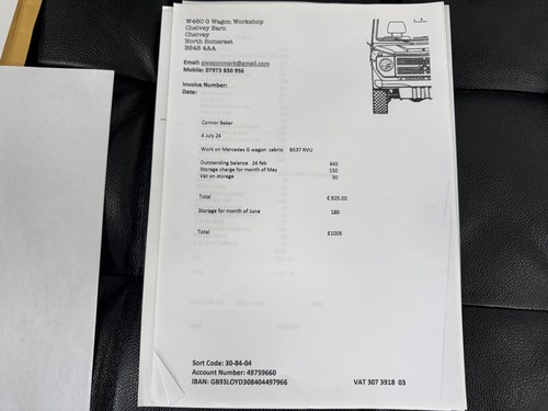 1984 Mercedes G-Wagen 250 GD till salu (bild 130 av 132)