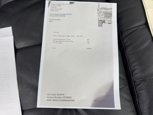 1984 Mercedes G-Wagen 250 GD till salu (bild 132 av 132)