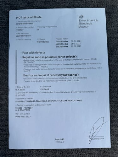 1996 Volvo 940 2.3LPT SE Estate For Sale (picture 131 of 140)