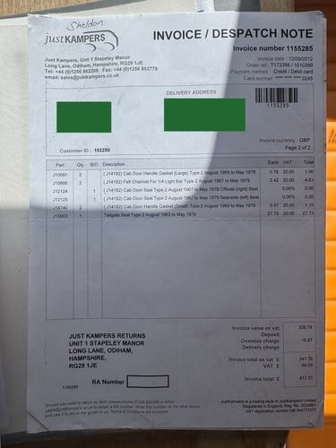 1973 Volkswagen Type 2 Bay Window Camper Te koop (foto 160 van 165)